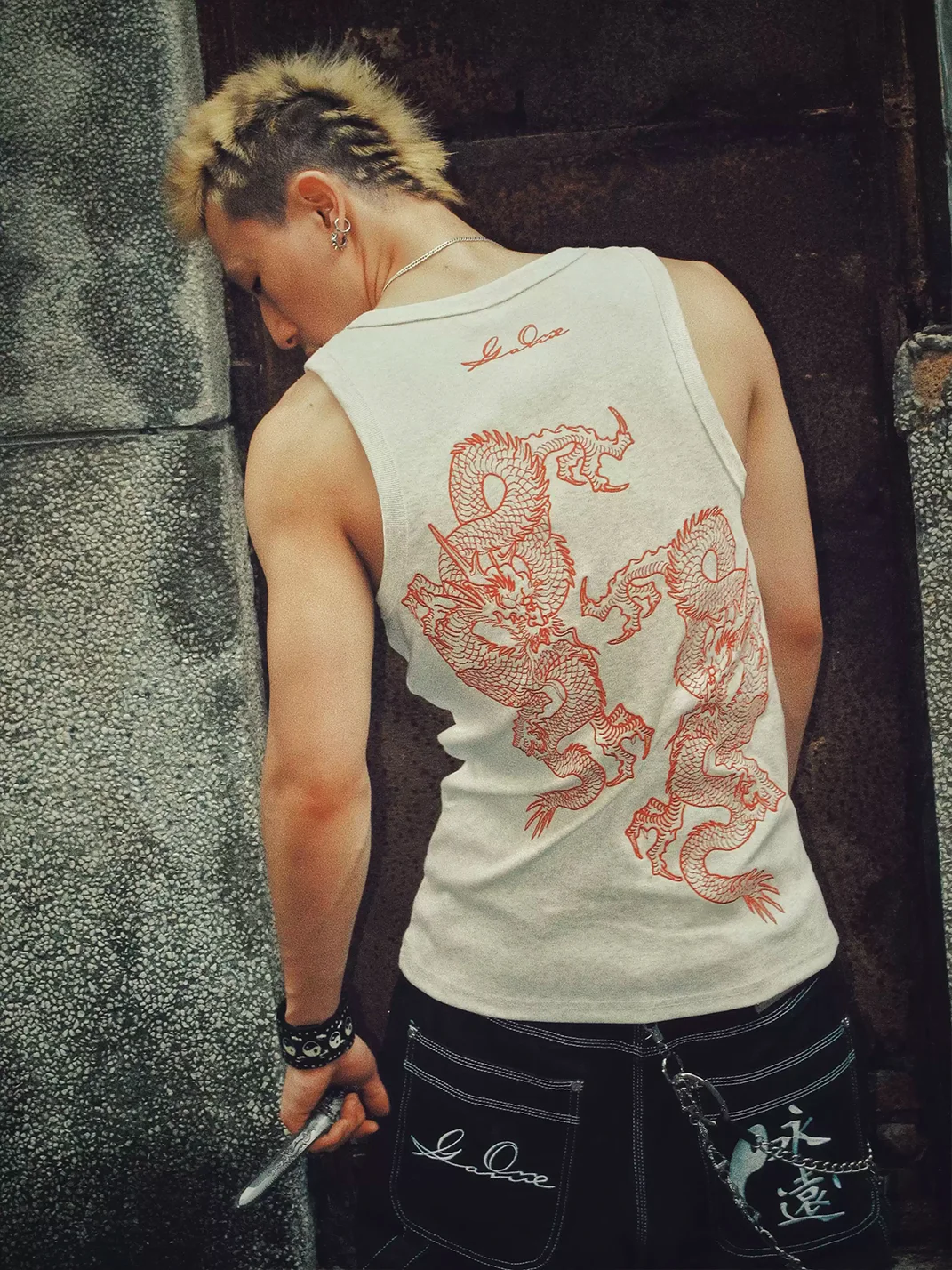 Game one | 26SS Vintage Dragon Tank Top