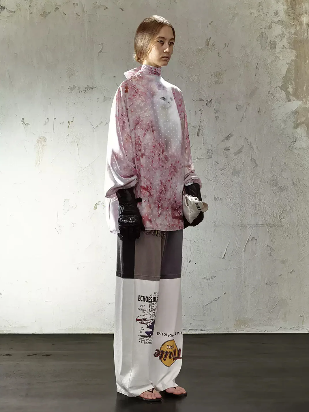 TRINITE | Multicolor Paneled Graphic Sport Pants