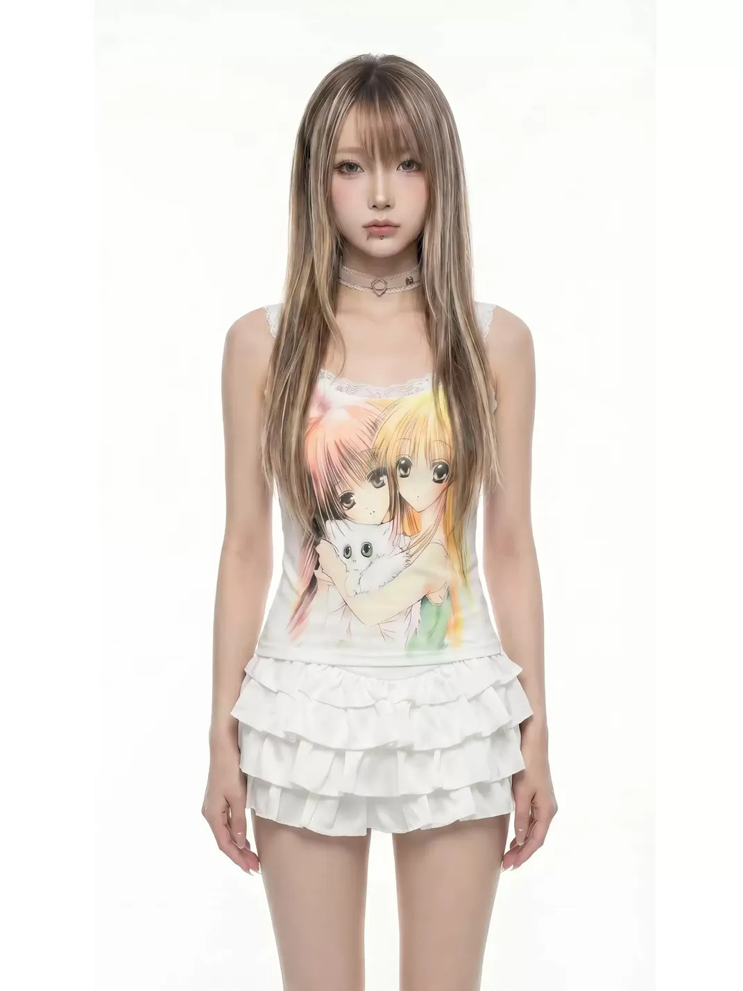 WEBBAR | Vintage Comic Lace Vest