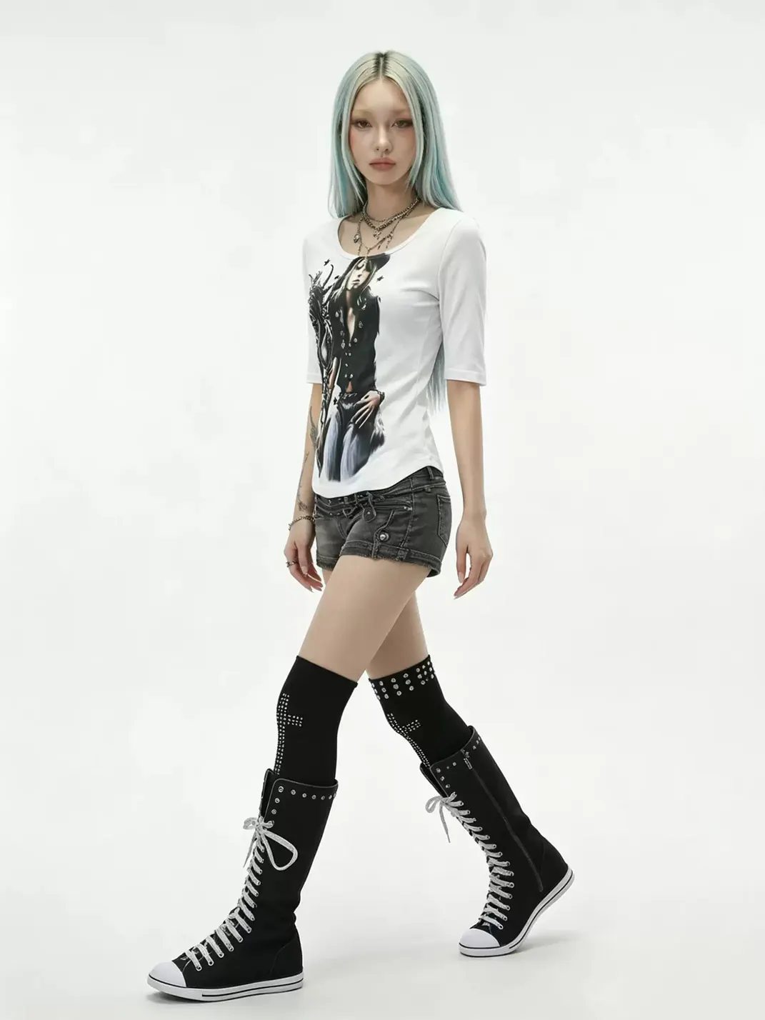 WEBBAR | Dragon Totem Cyber Visual Short Sleeve T-Shirt