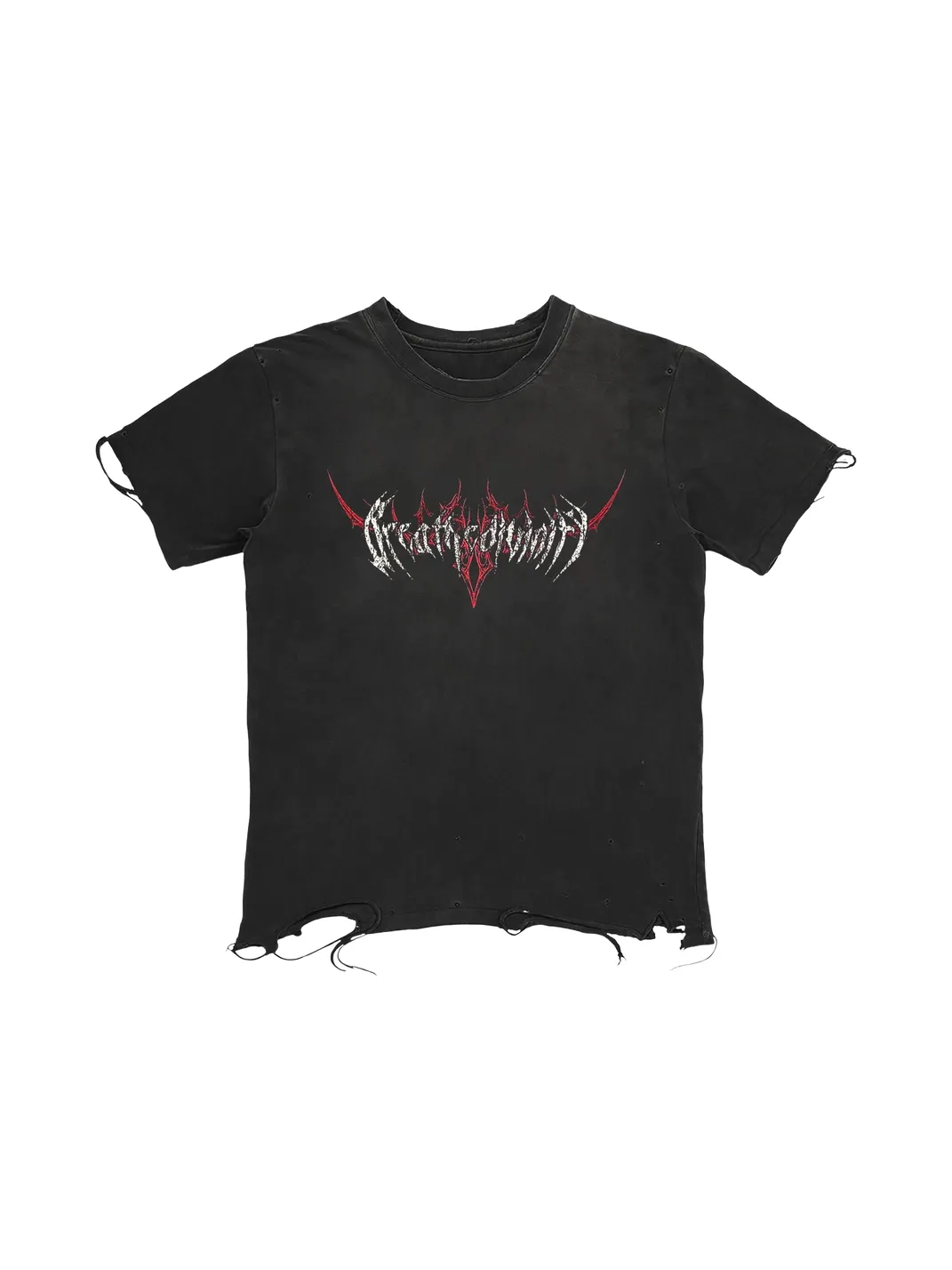 SHIBU | Unisex Heavy Metal Distressed Short Sleeve T-Shirt