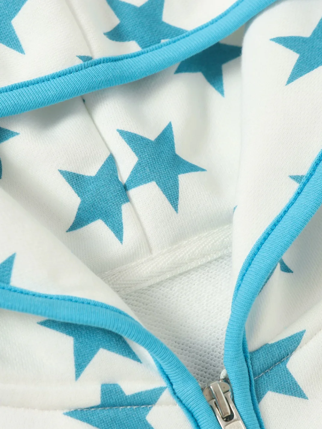 BlackBerry | Blue Star Print Hooded Top and Skirt Set