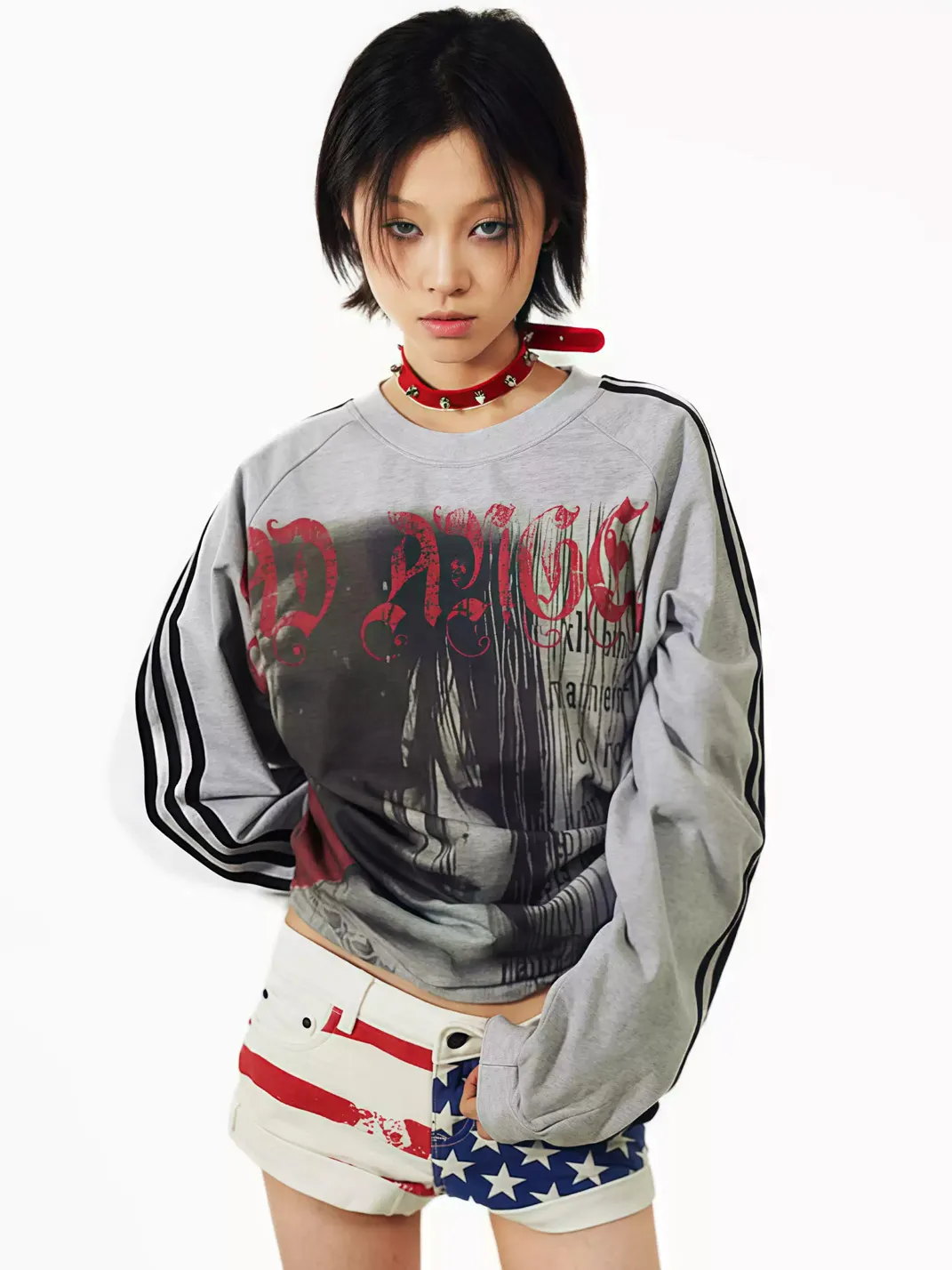 WEBBAR | Gray Long Sleeve Football Jersey