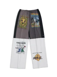 TRINITE | Multicolor Paneled Graphic Sport Pants