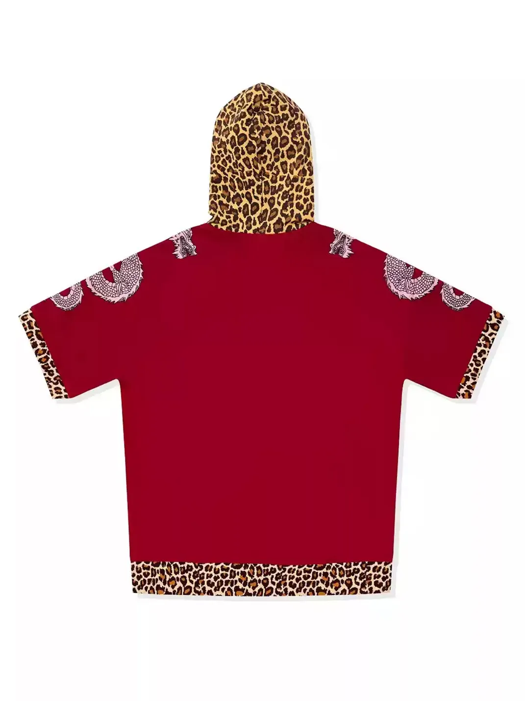 Game one | 26SS Leopard Hooded Short Sleeve Top