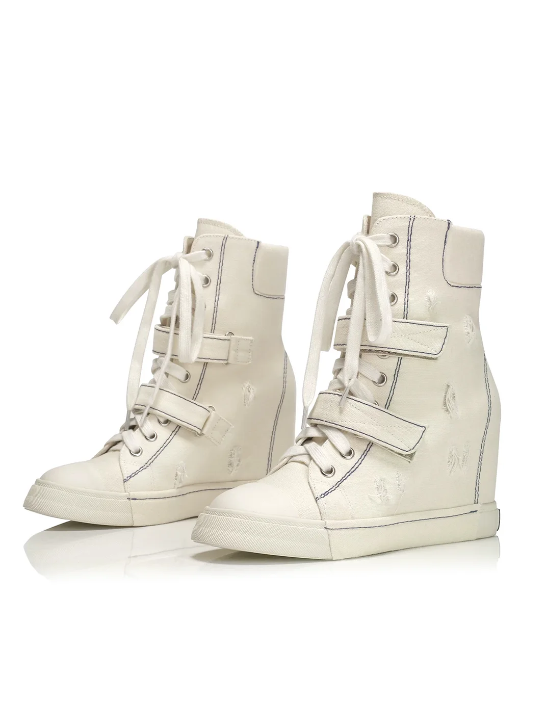 UnicornBlood | Retro Vulcanized Canvas Platform Sneakers