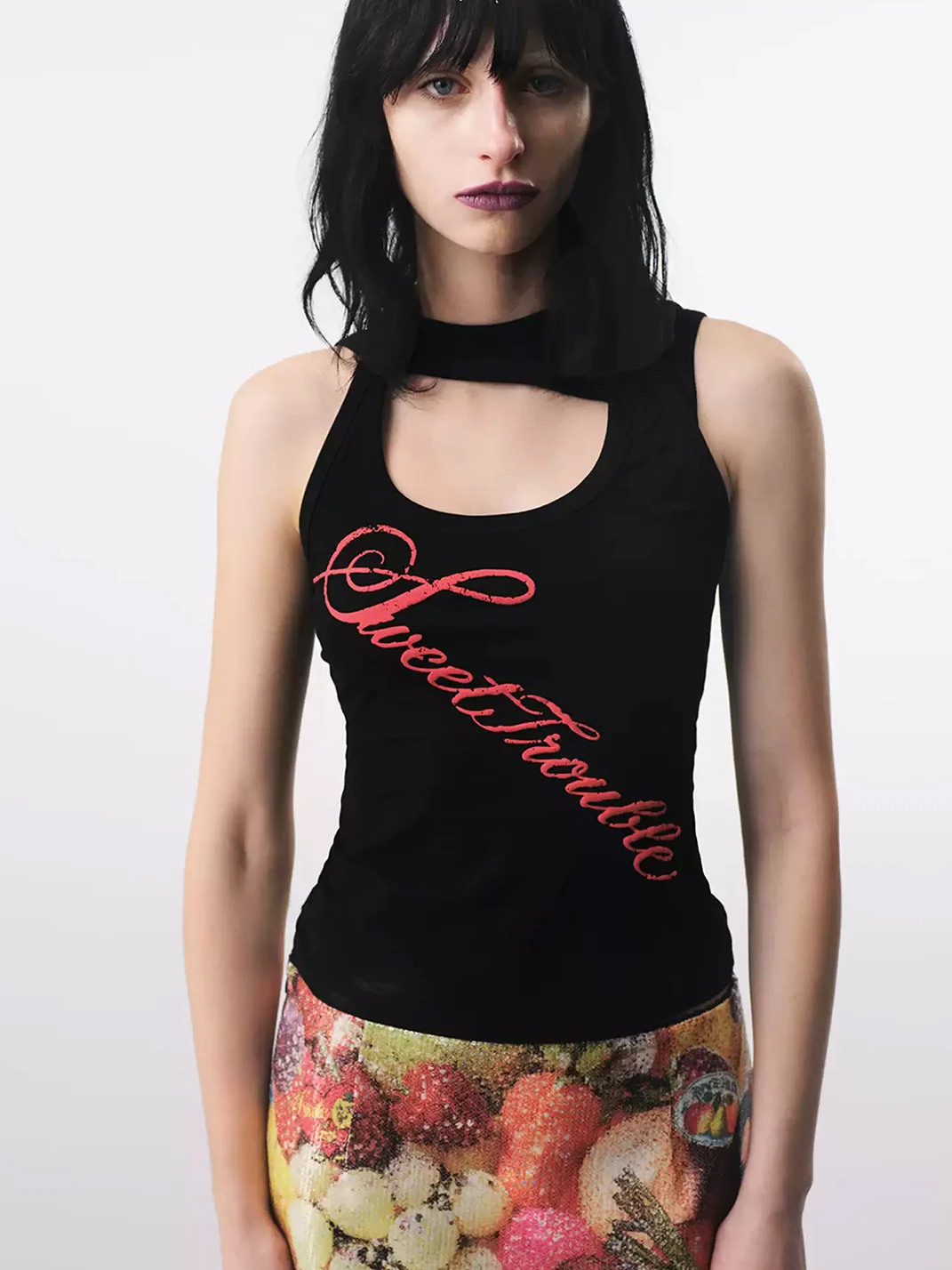 TRINITE | Deconstructed Wrap Sleeveless Tank Top