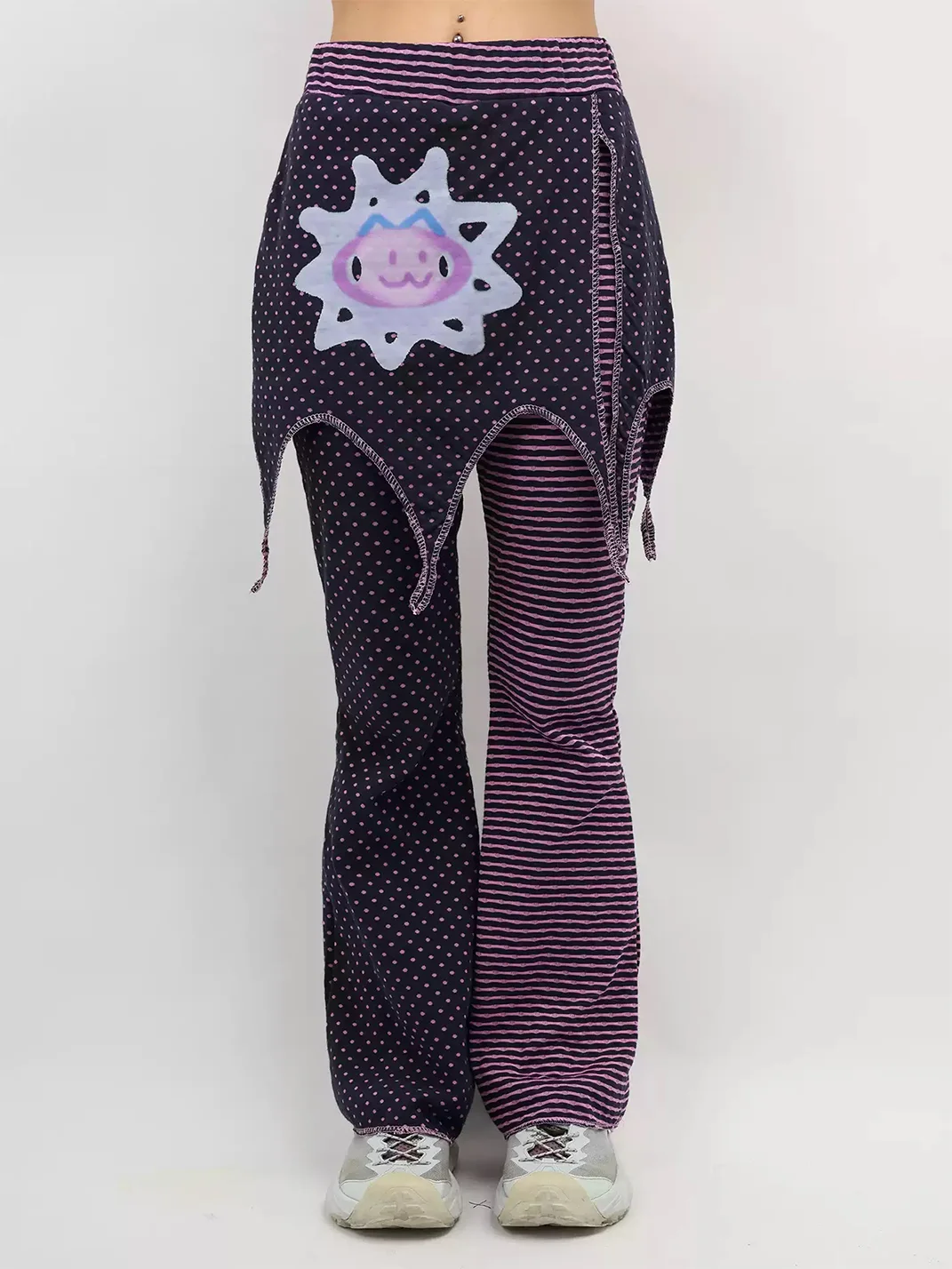 NIHONKIDS | Y2K Spliced Long Pants