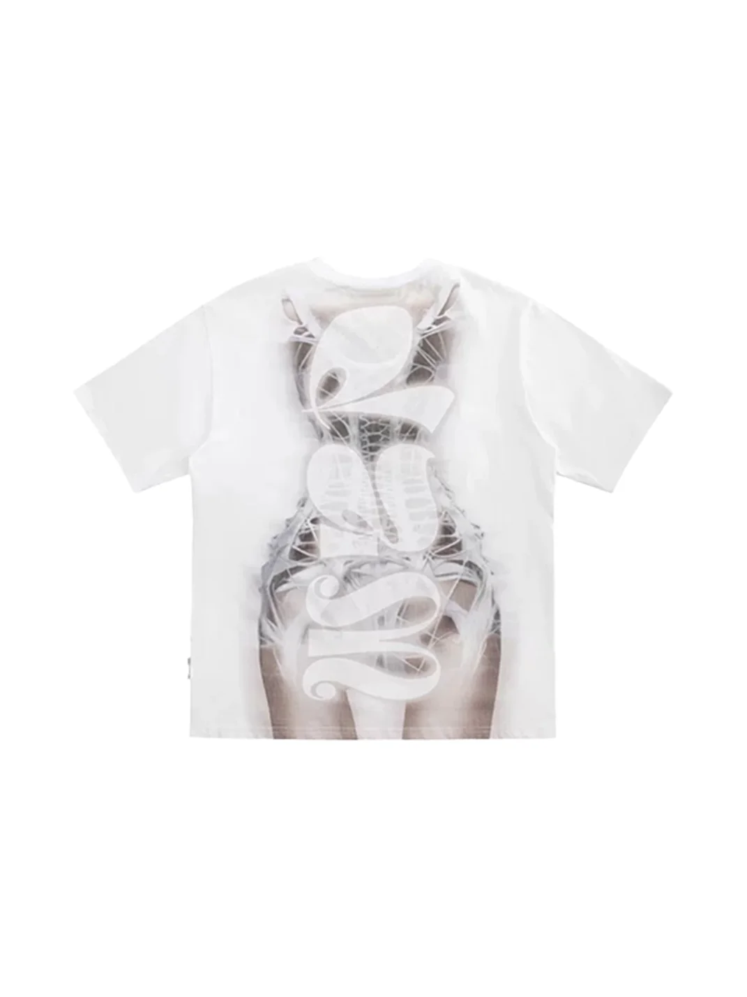 DAMAGE ASIA | Skeleton Corset Graphic Oversized T-Shirt