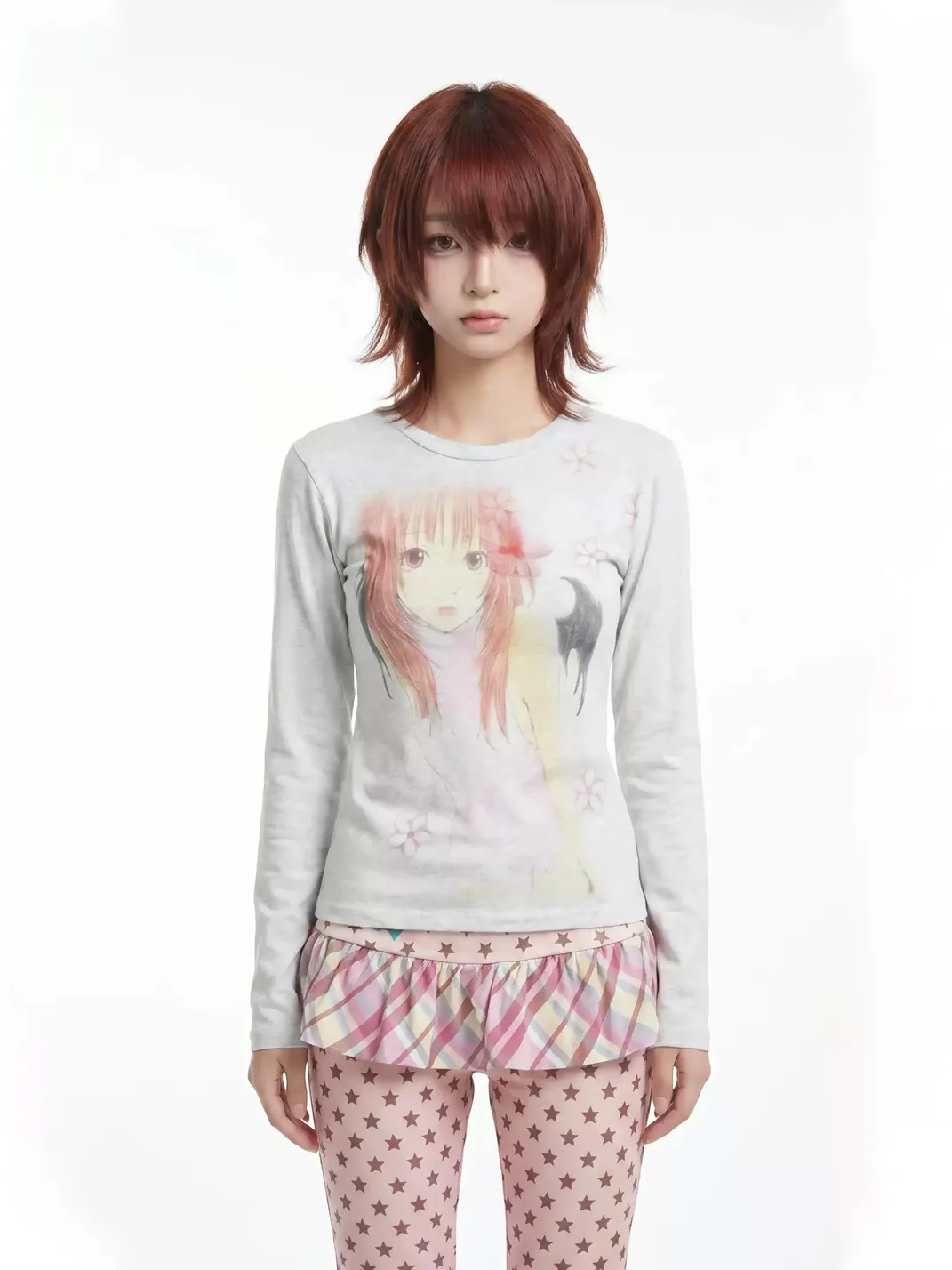 WEBBAR | Anime Slim Long Sleeve T-Shirt