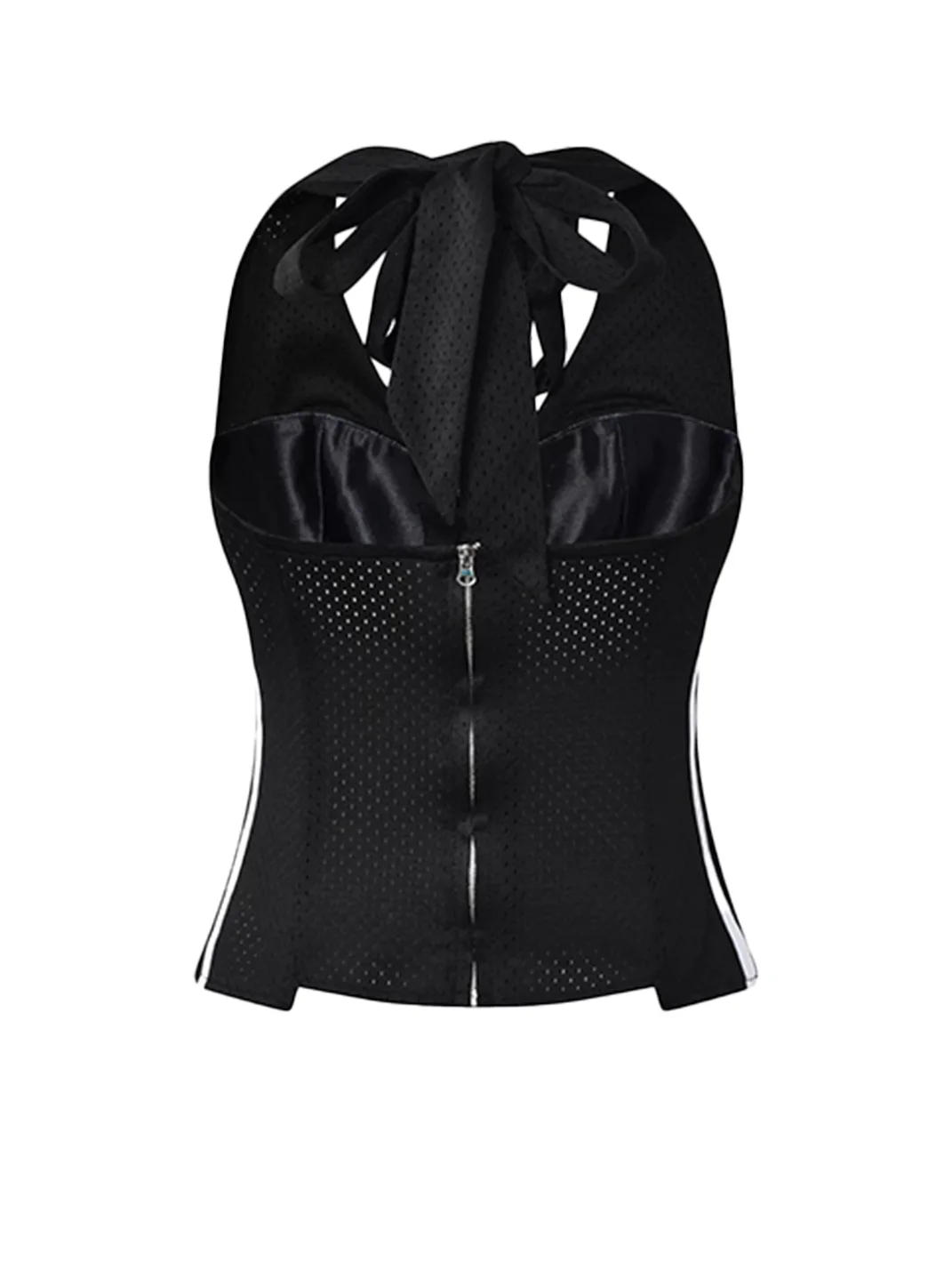 24ans online | Asymmetric Printed Halter Tank Top