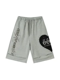 EeeeArtmonster | Heart Rivet Drawstring Shorts