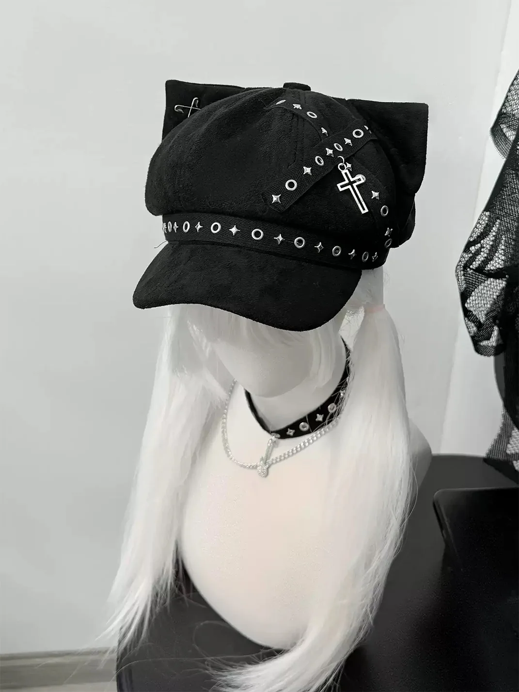1GASTERINN | Cat Ear Beret Hat