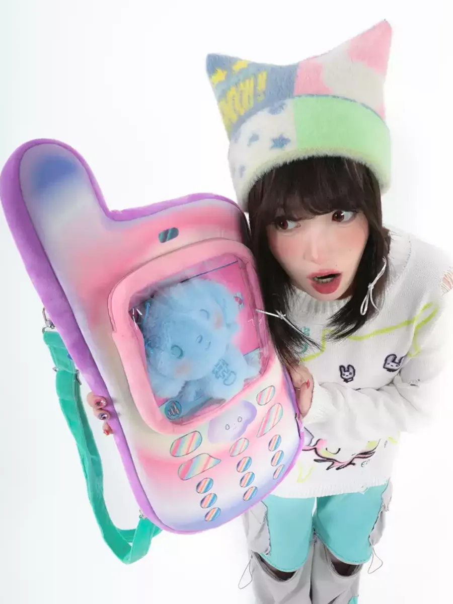 Hashtag DDD | Colorful Cat-Ear Reversible Knit Beanie - 4