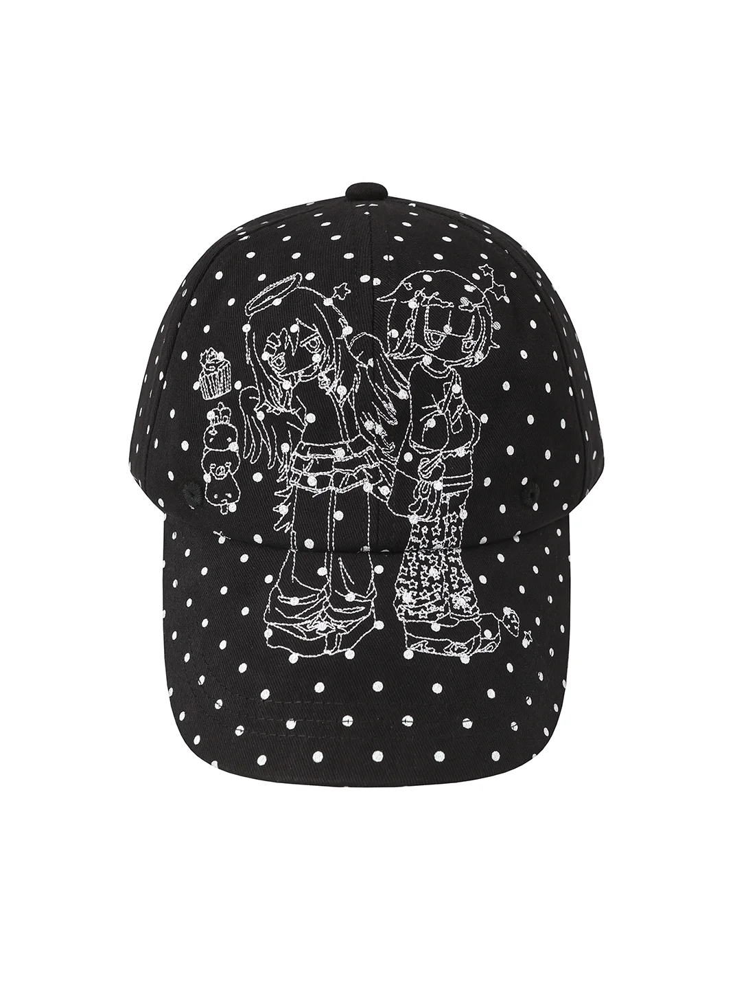BlackBerry | Polka Dot Embroidered Baseball Cap
