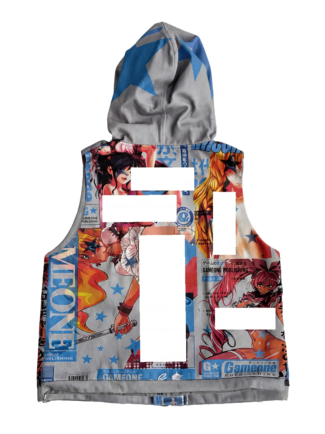 Game one | 26SS Anime Hooded Vest