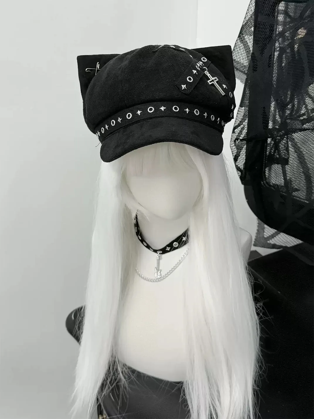 1GASTERINN | Cat Ear Beret Hat