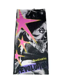 DeadEndKids | Punk Print Long Sweat Skirt