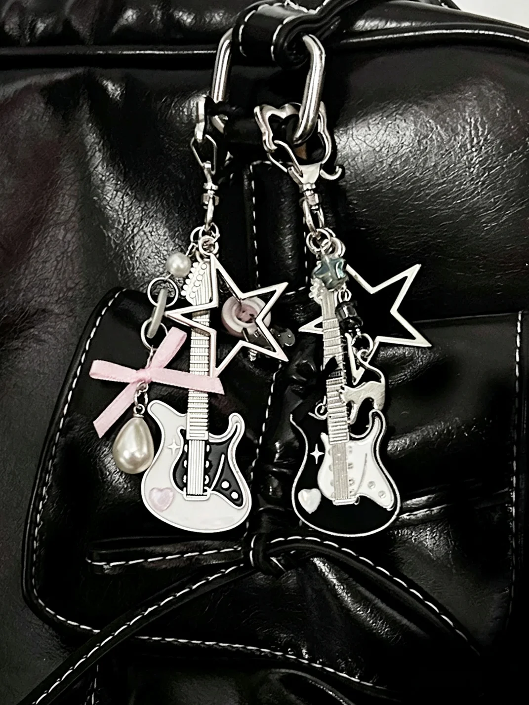 KHEPHAIA | Guitar Necklace Bag Charm Keychain