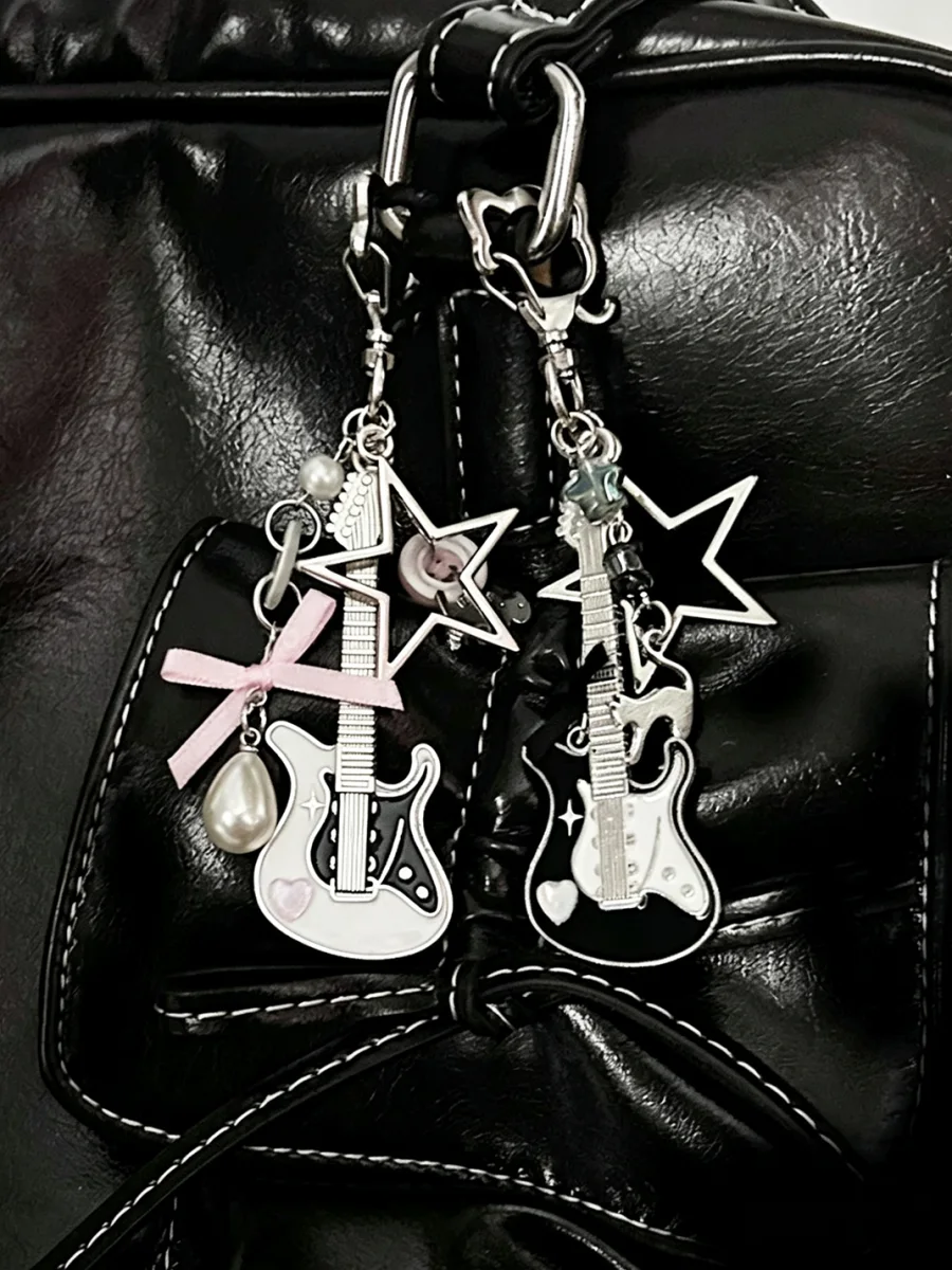 KHEPHAIA | Guitar Necklace Bag Charm Keychain - 4