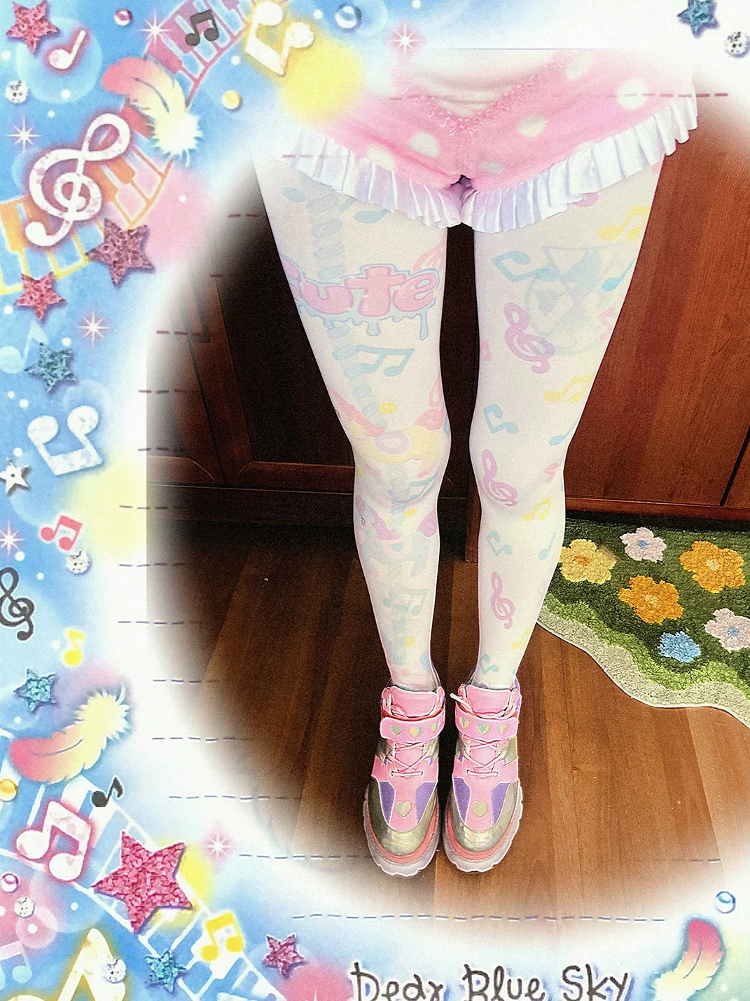 NIHONKIDS | Colorful Notes Tights