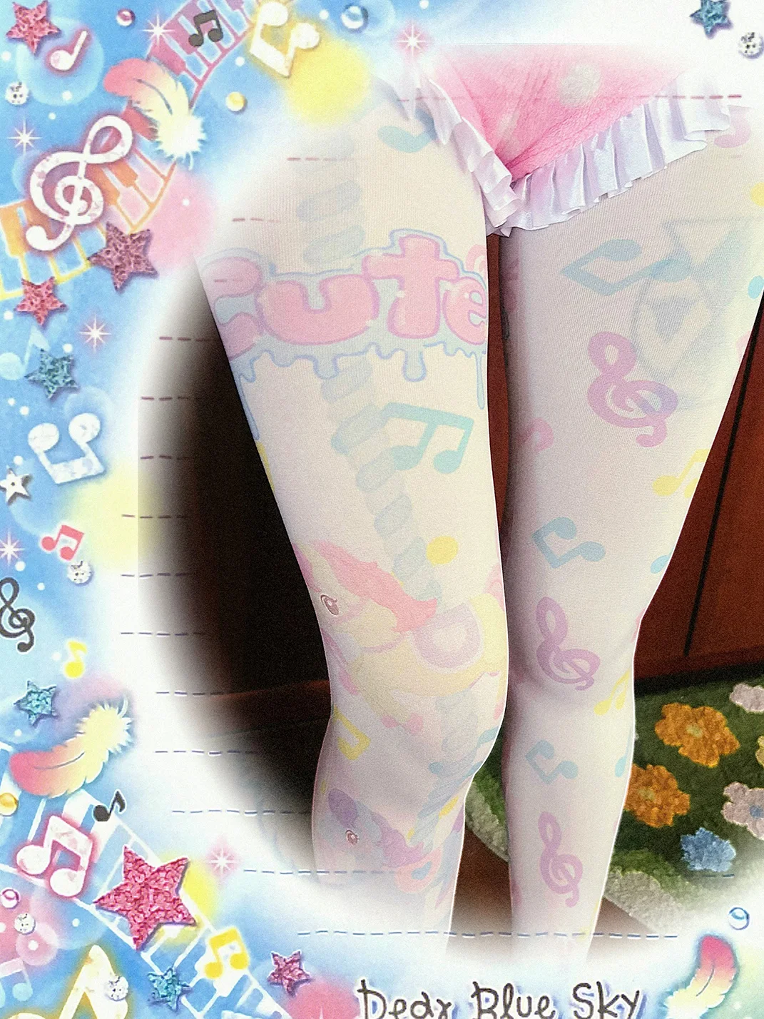 NIHONKIDS | Colorful Notes Tights