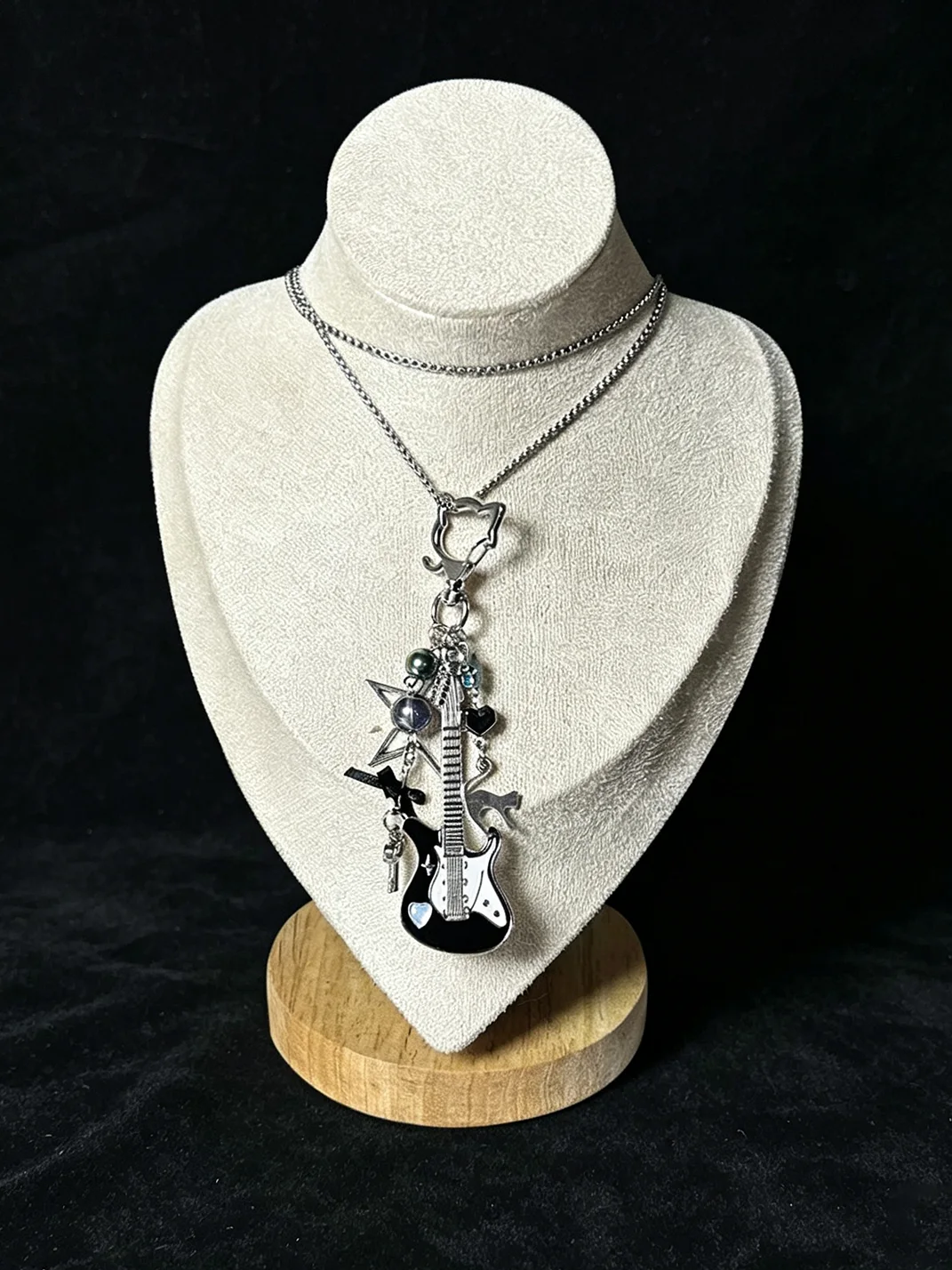 KHEPHAIA | Guitar Necklace Bag Charm Keychain