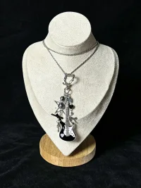 KHEPHAIA | Guitar Necklace Bag Charm Keychain