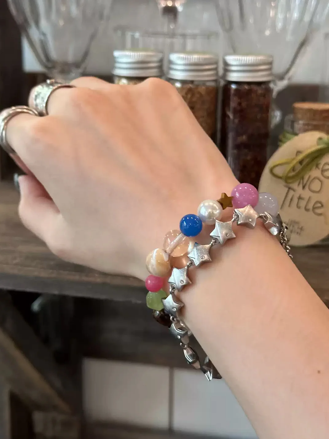 HappyRestaurant | Juicy Candy Star Beaded Bracelet