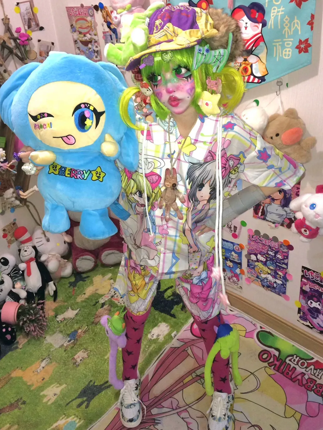 BlackBerry | PaoCai Plush Character Backpack