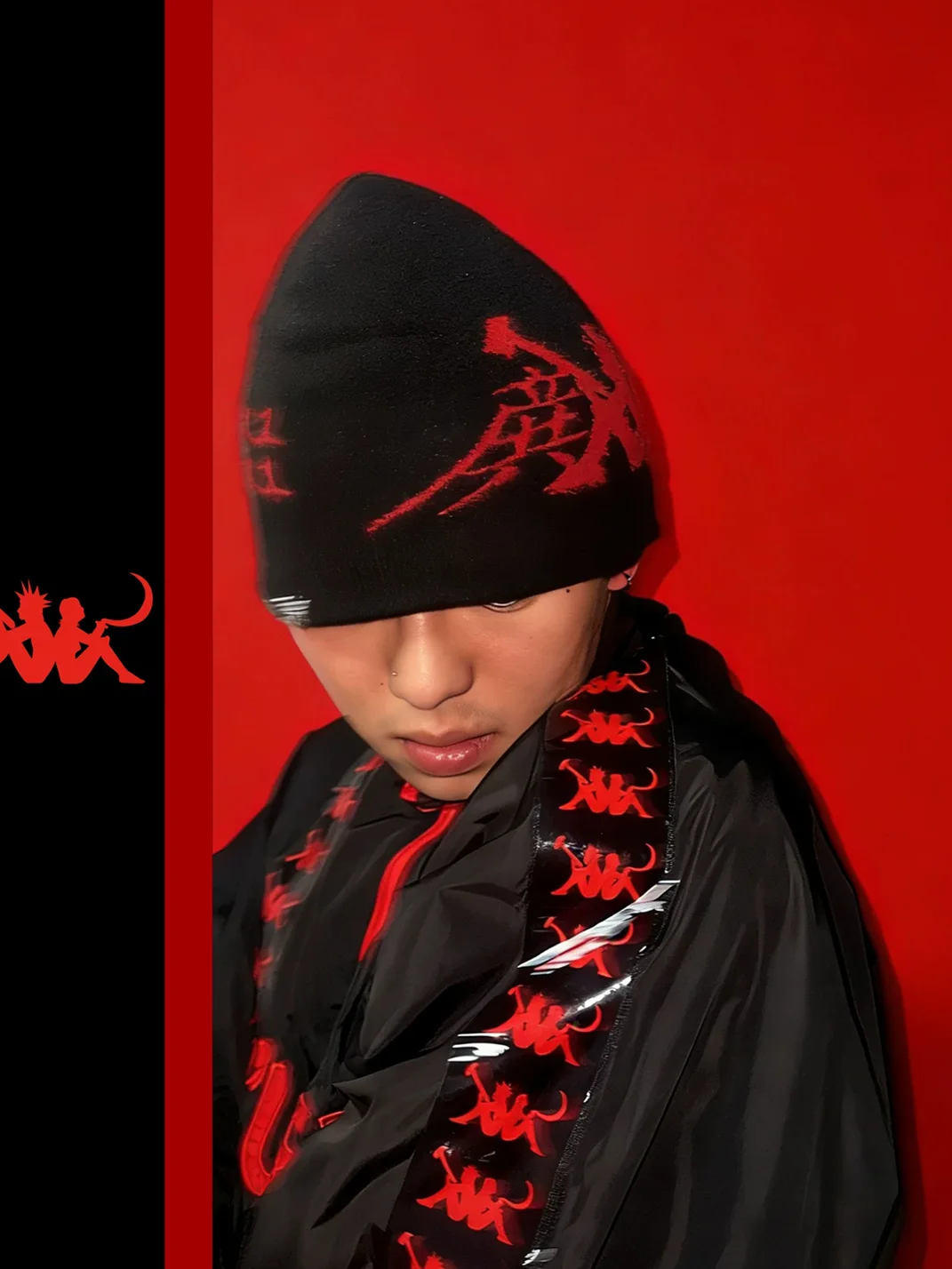 feex(u) | FeEx Bootleg Jacquard Knit Beanie