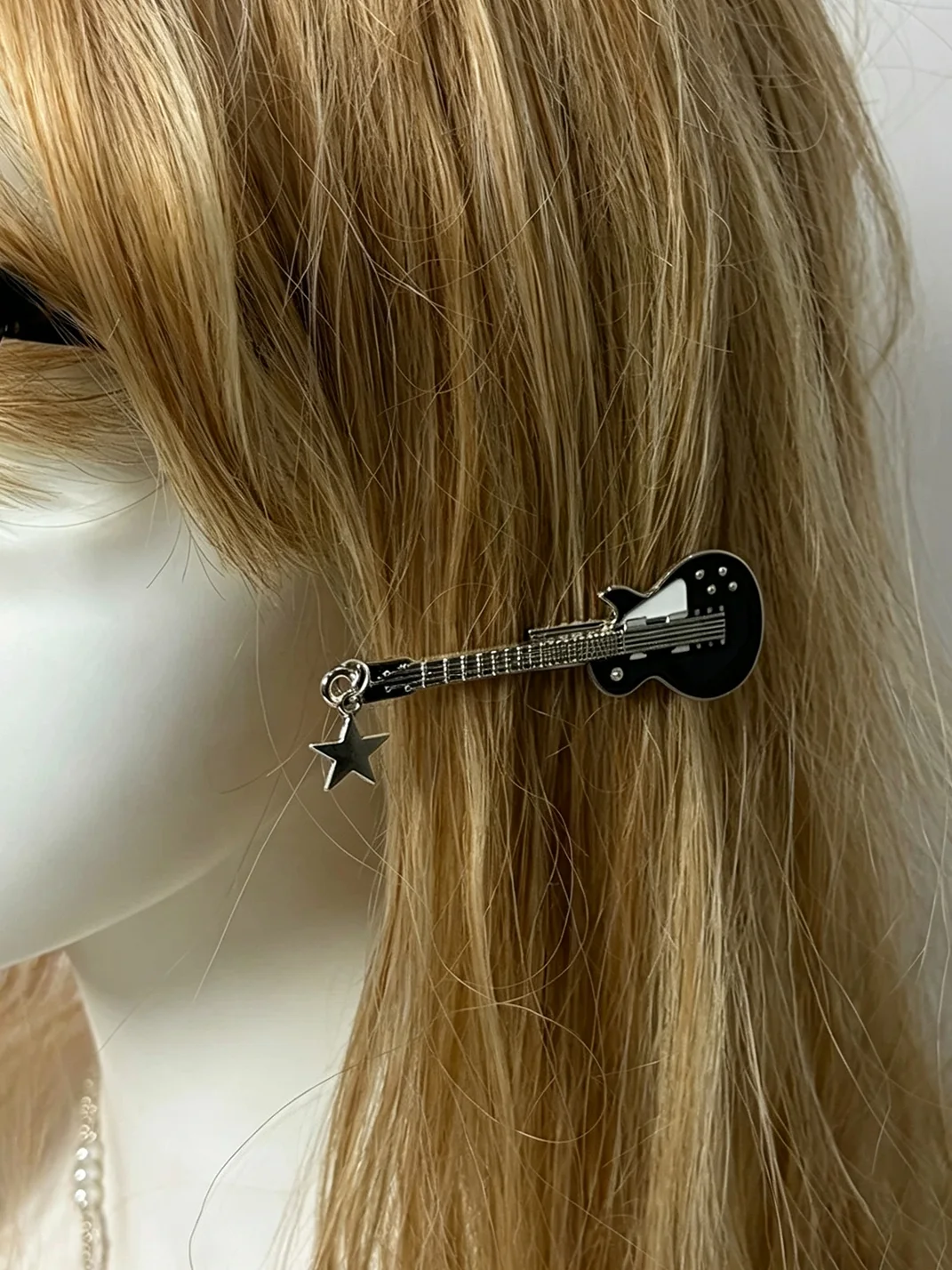 KHEPHAIA | Sweet Bow Alloy Star Guitar Hair Clips