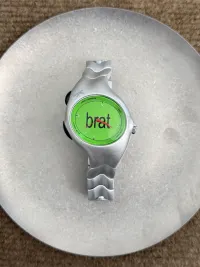 RAINMAKE | Brat Album Green Dial Steel Watch