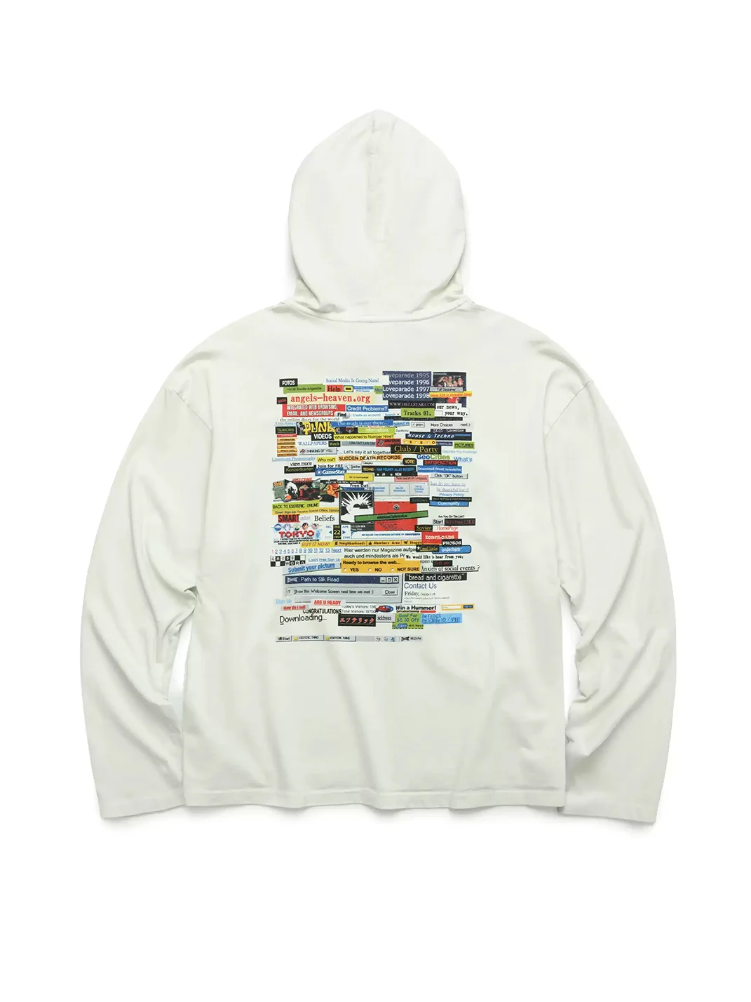 ESOTERIC THING | Internet Archive Hooded Long Sleeve Tee