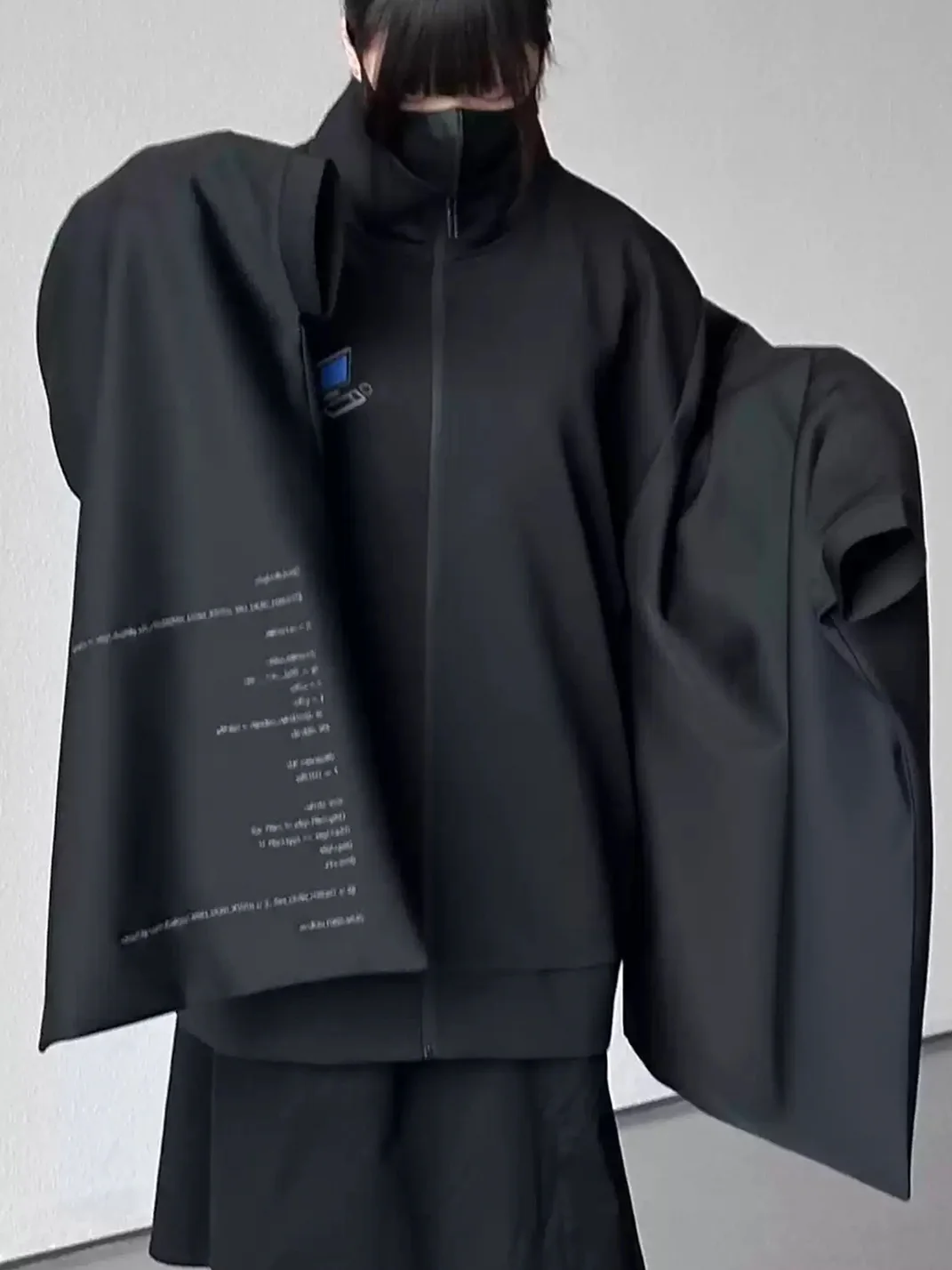 AXBD | Original Angel Code Cape-Sleeve Jacket