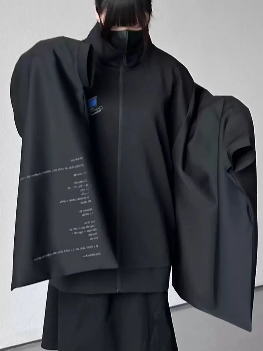 AXBD | Original Angel Code Cape-Sleeve Jacket - 3