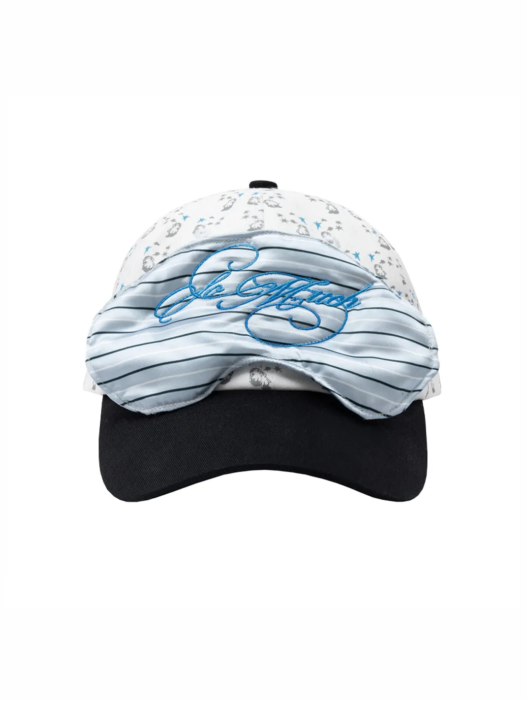 ZHANGS | Satin Eye Mask Embroidered Graphic Baseball Cap
