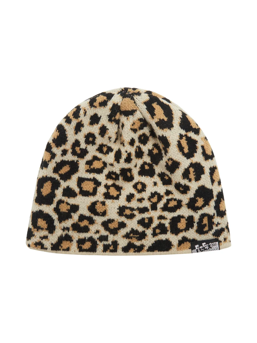 feex(u) | Leopard Jacquard Patchwork Beanie