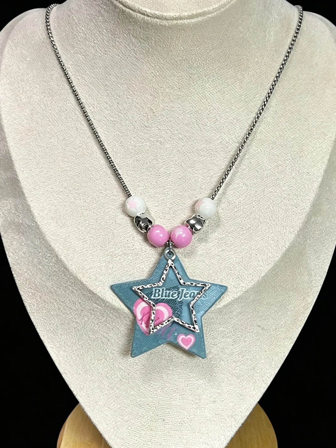 KHEPHAIA | Star Pendant Silver Chain Necklace