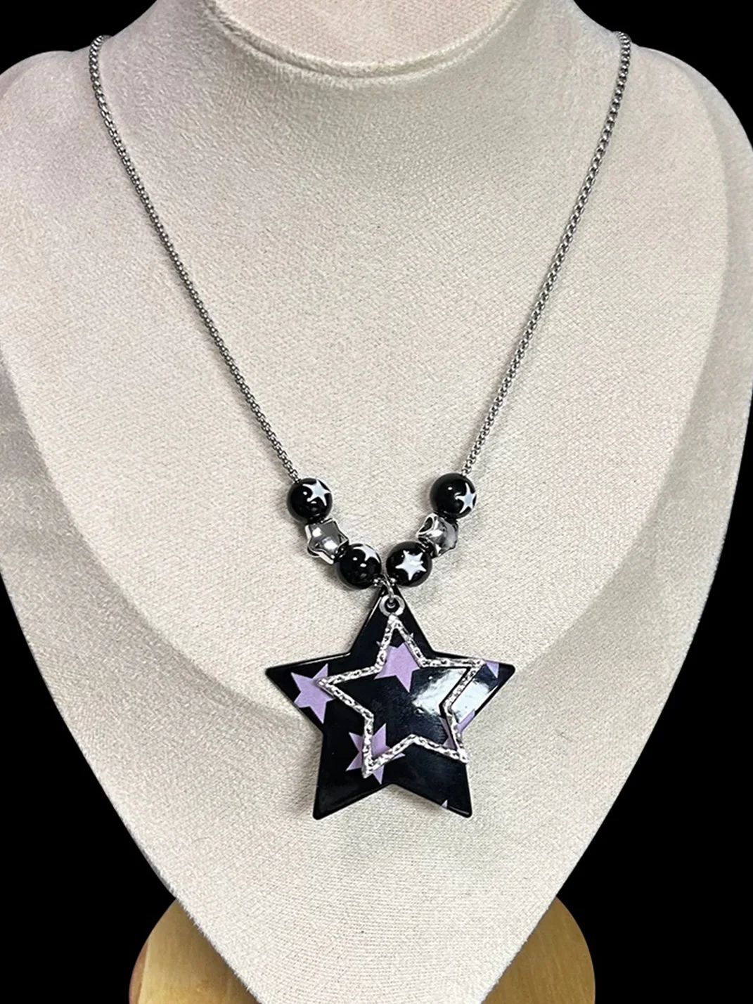 KHEPHAIA | Star Pendant Silver Chain Necklace