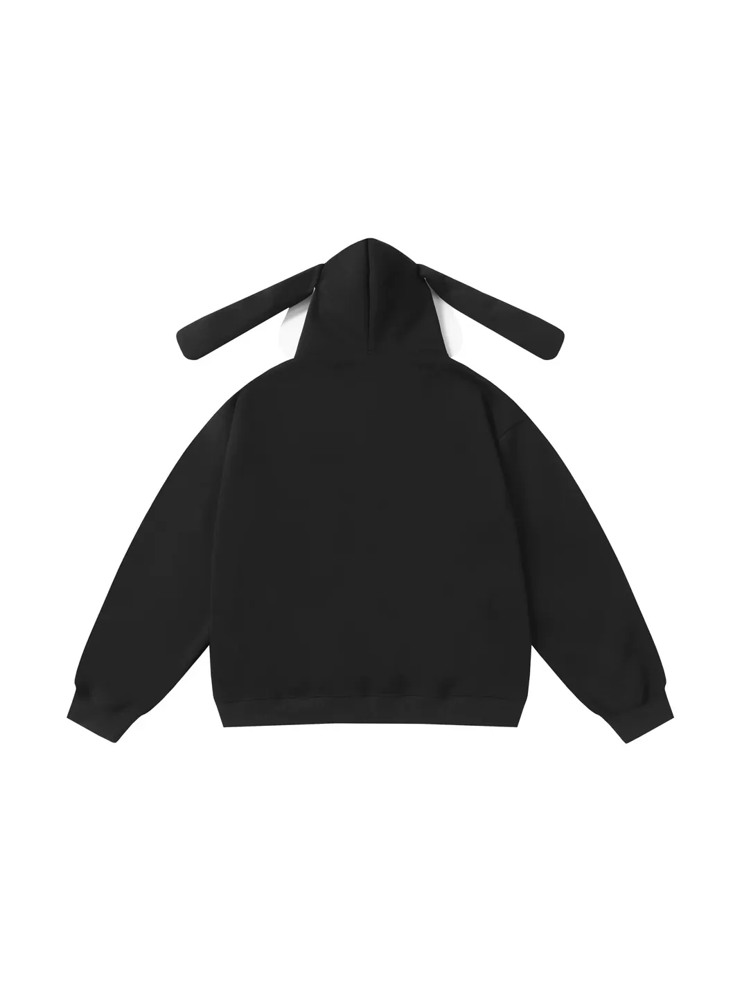 BlackBerry | Black Rabbit-Ear Zip Hoodie