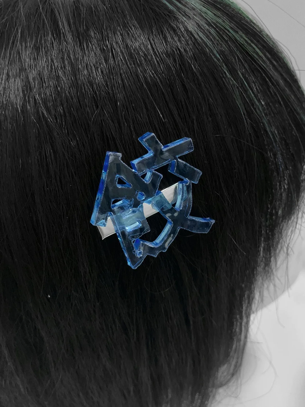 AXBD | Jiao Transparent Acrylic Character Hair Clip Set