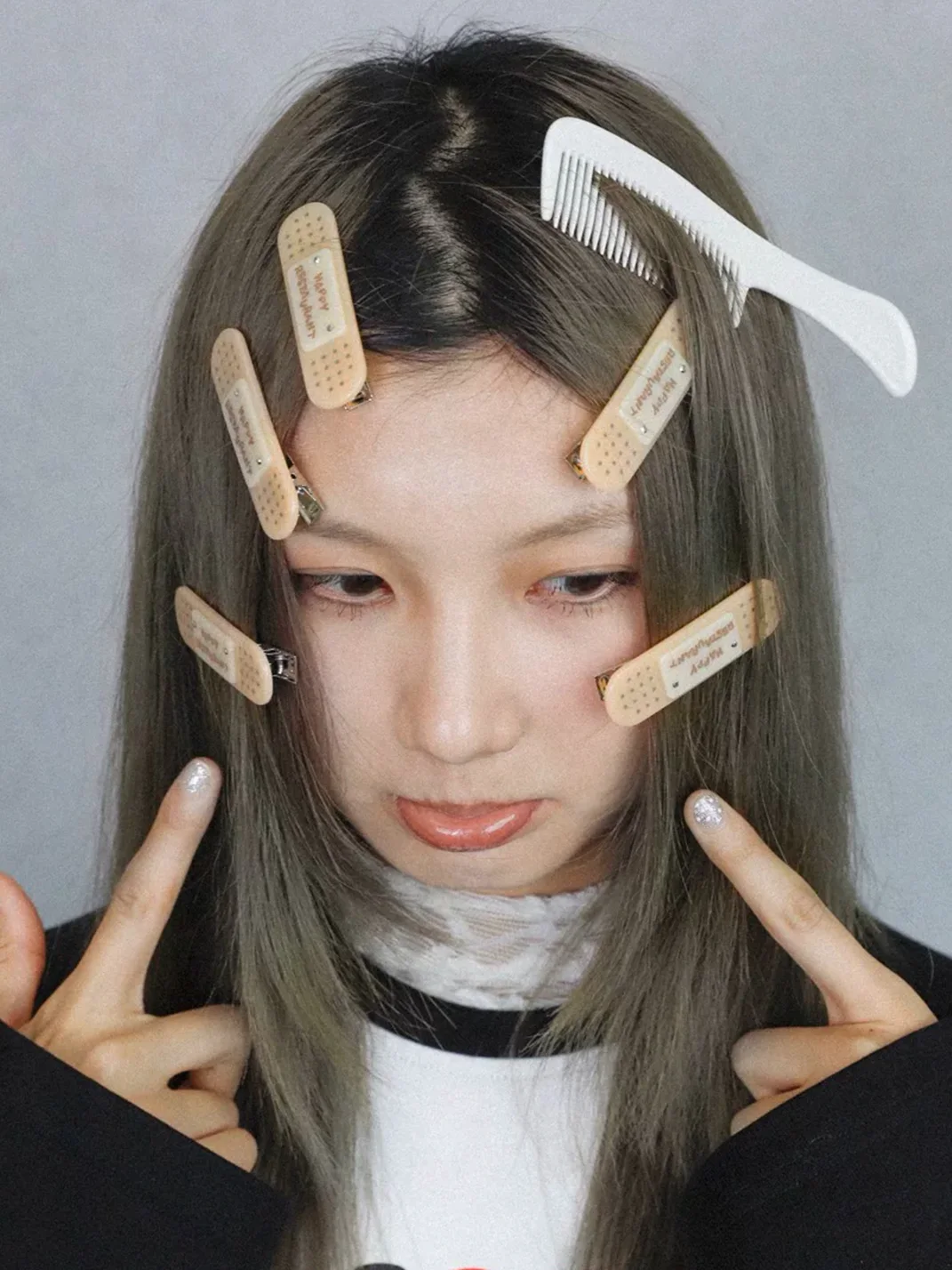 HappyRestaurant | Bandage-Shaped Acetate Hair Clips