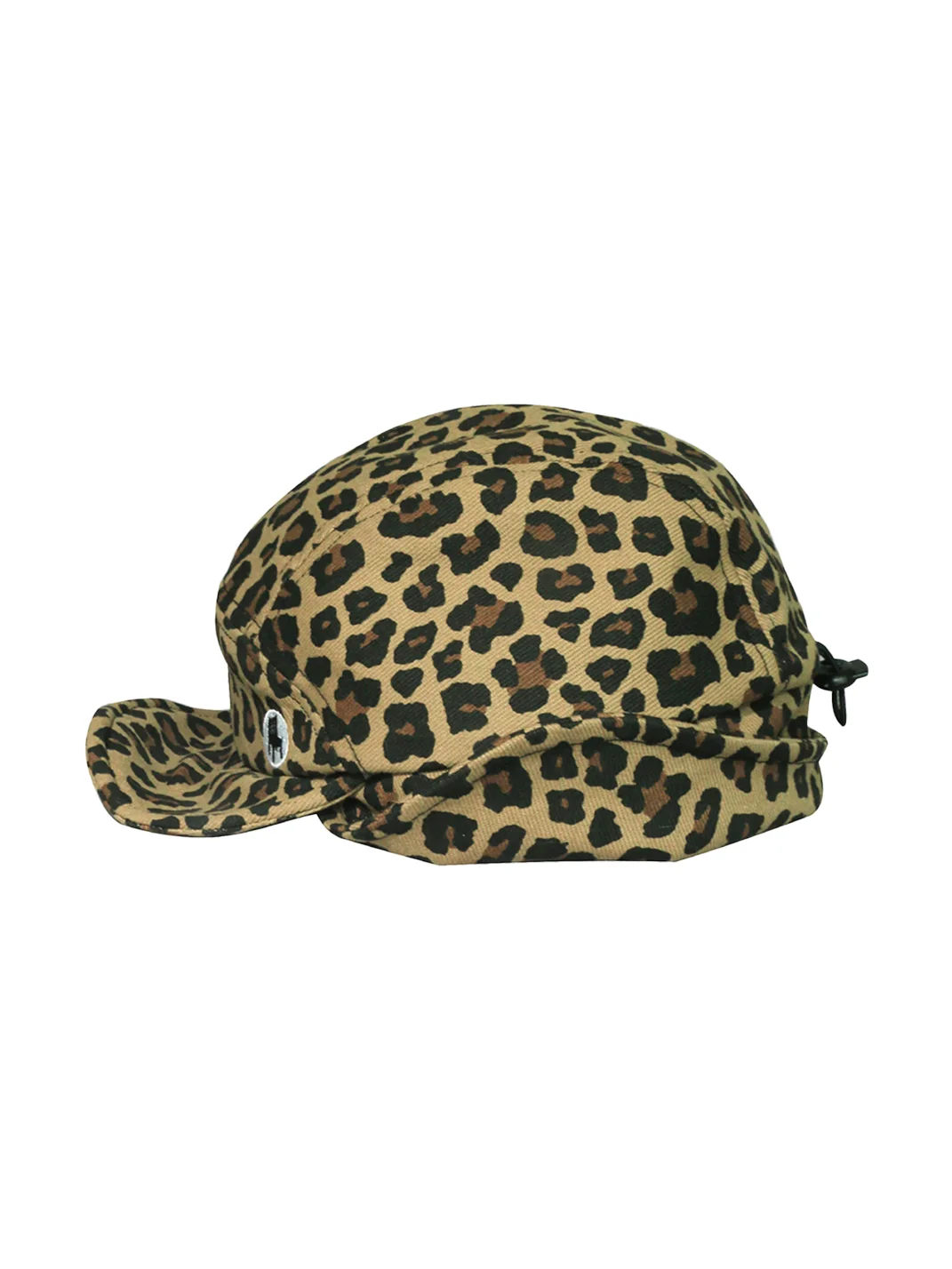 HappyRestaurant | Leopard Denim Adjustable Flight Cap