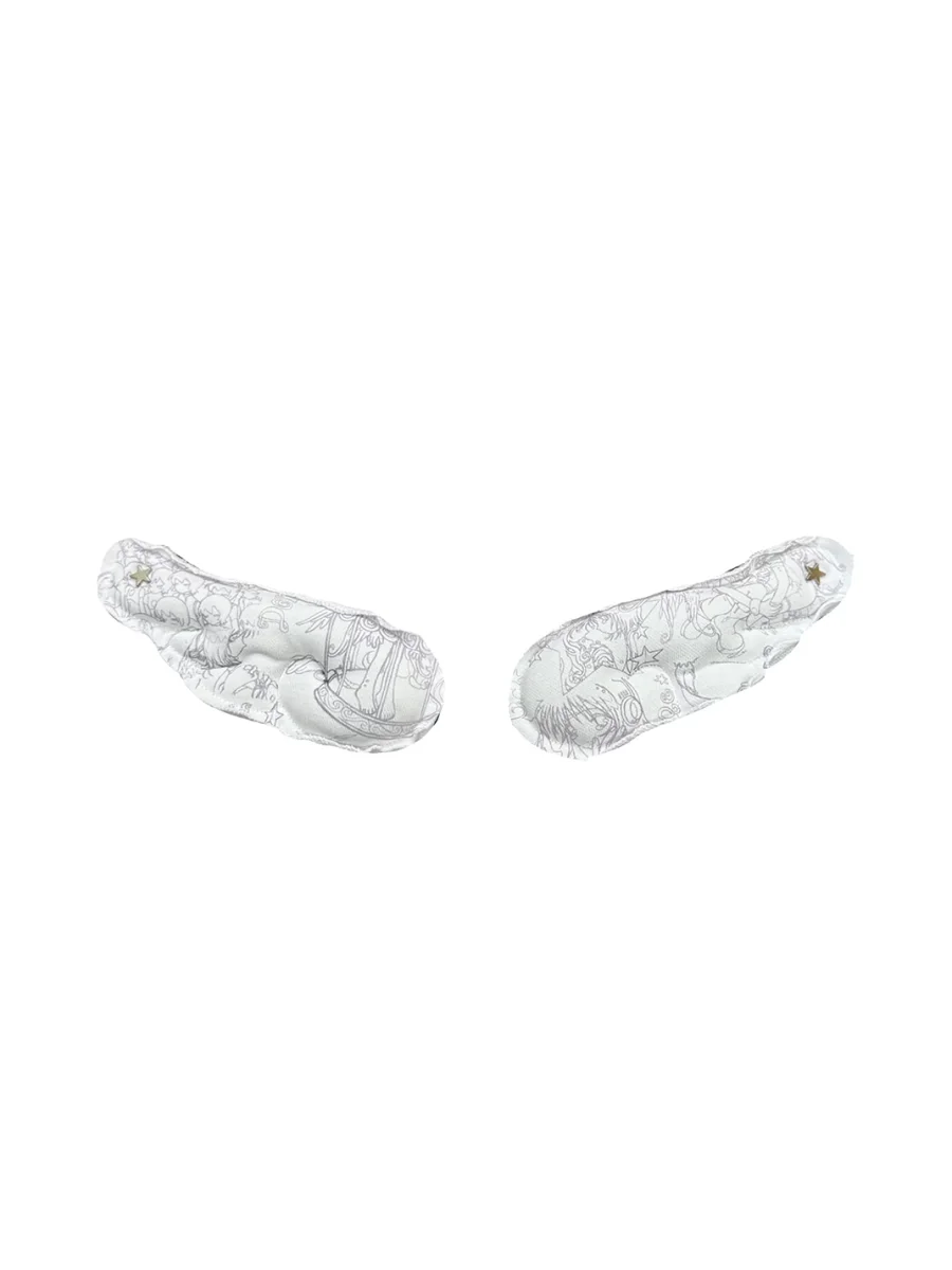 Hashtag DDD | Padded Angel Wing Fabric Brooch with Character Print - 2