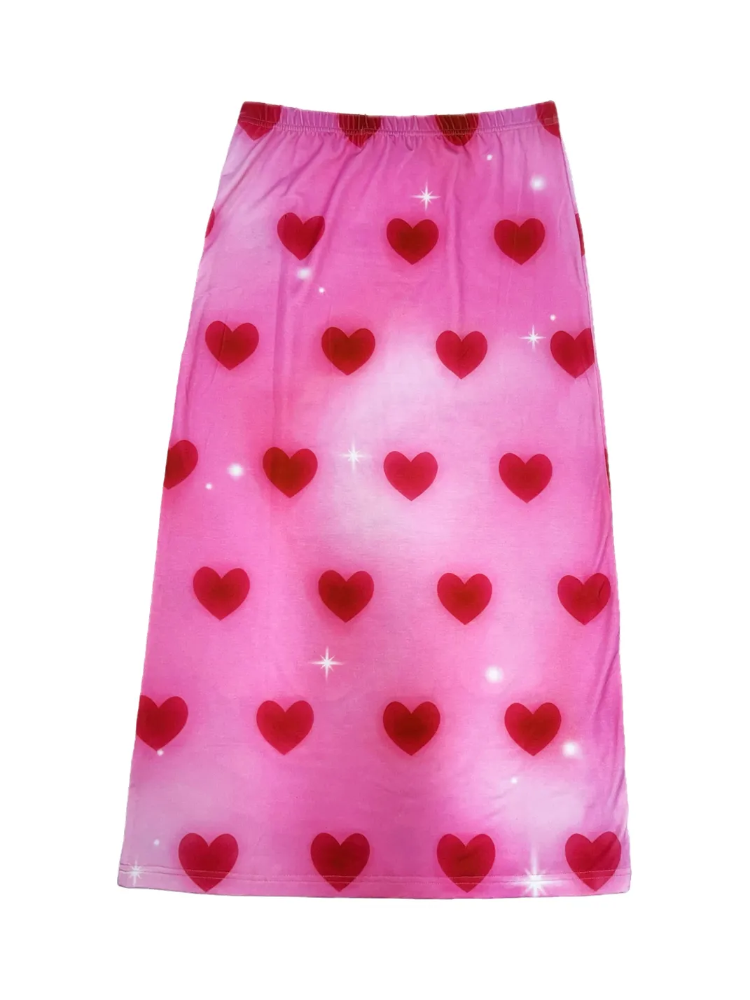 DeadEndKids | Y2K Printed Stretch Long Skirt