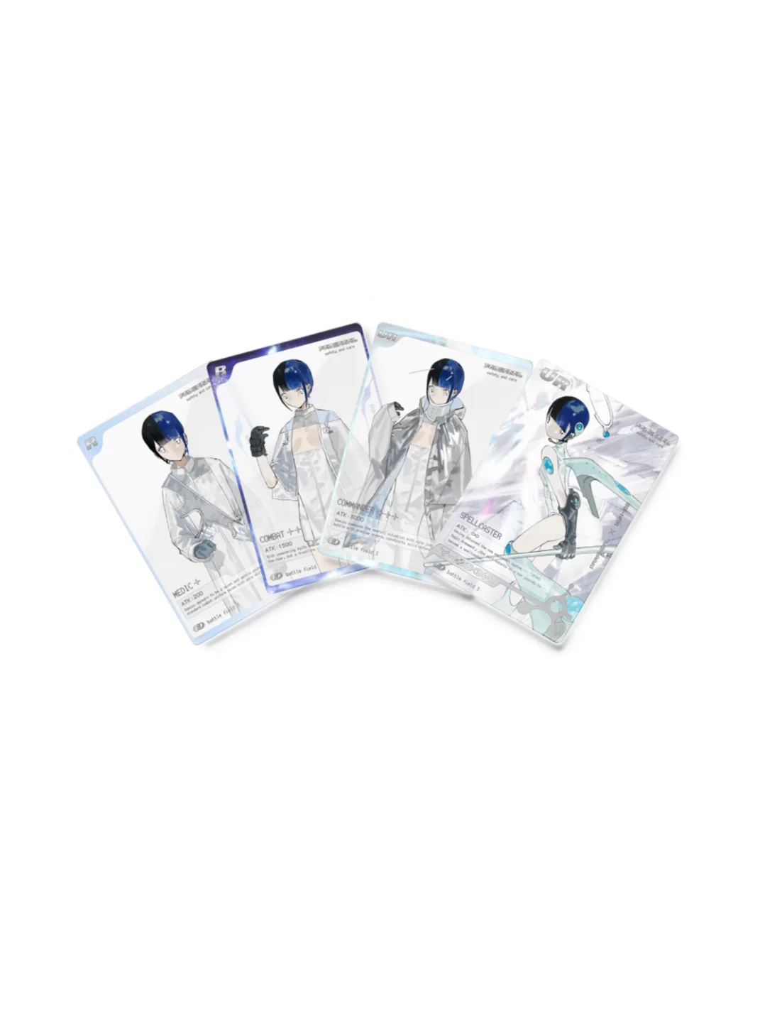 AXBD | Oomizu Battle Card Set of Four