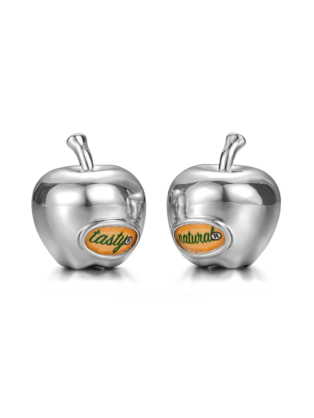 TysGrocery | Vintage Fruit Label Apple Stud Earrings
