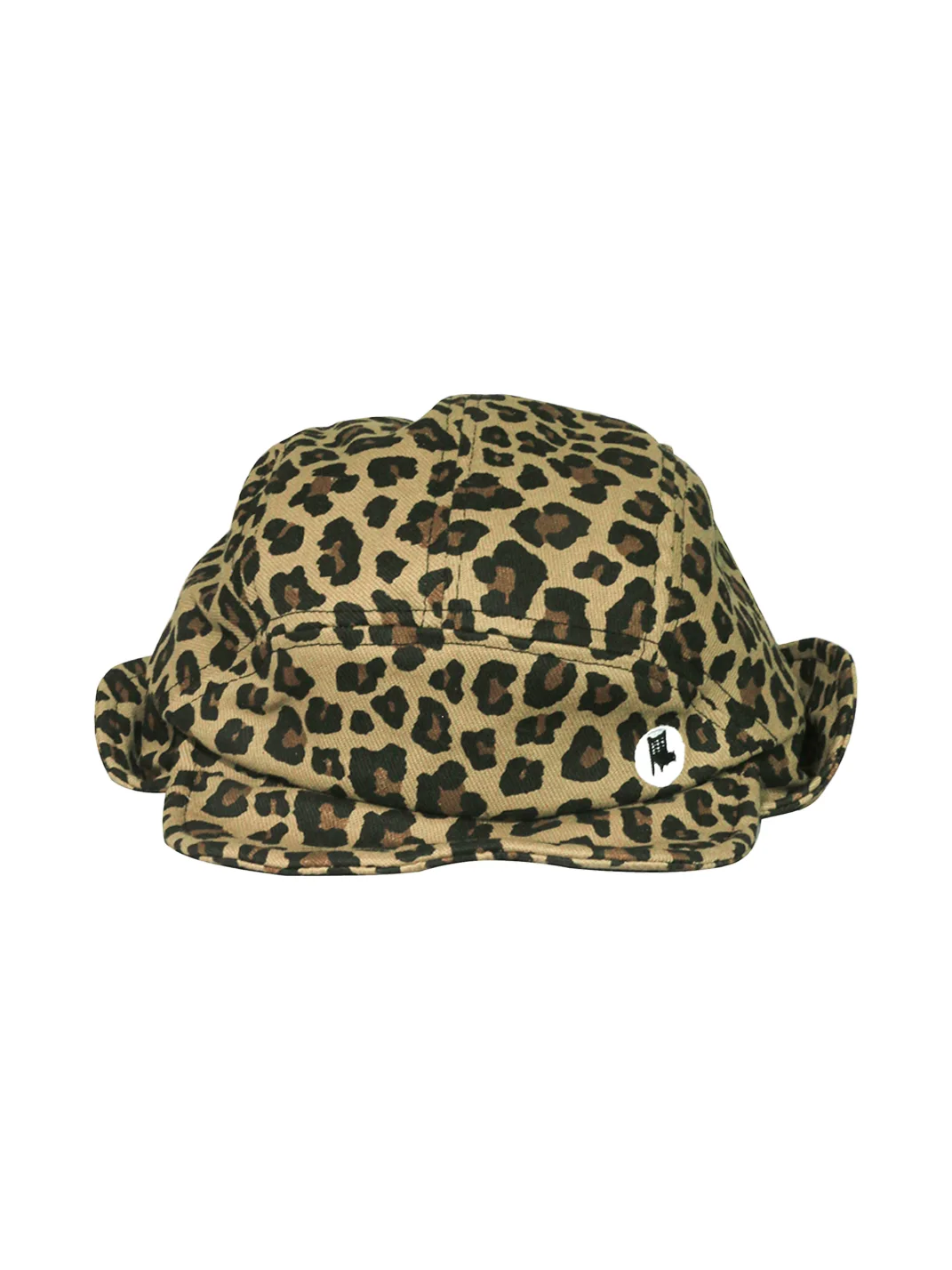 HappyRestaurant | Leopard Denim Adjustable Flight Cap