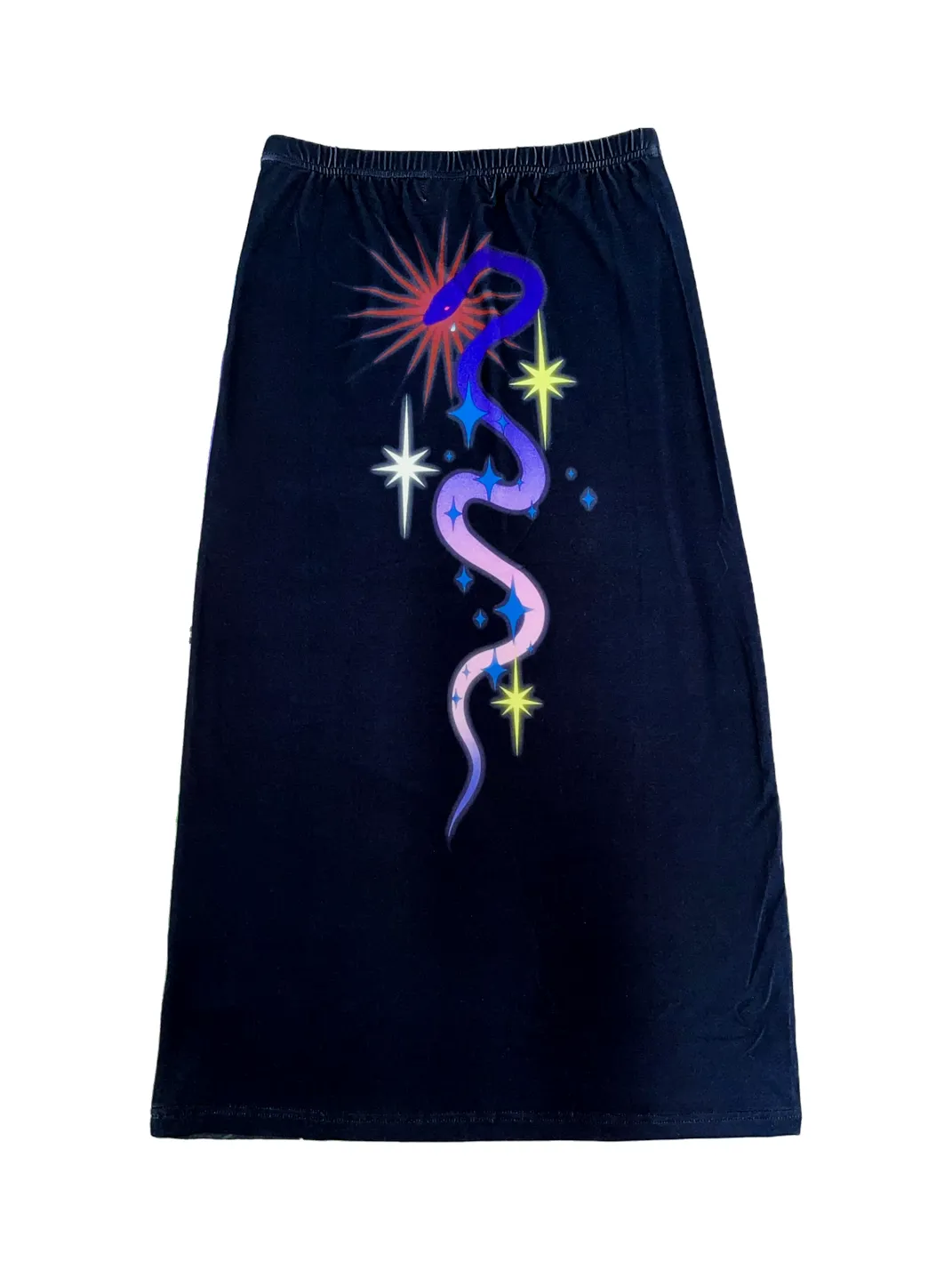 DeadEndKids | Y2K Printed Stretch Long Skirt